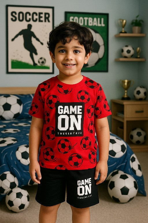 Game On T-Shirt for Kids - Fun Soccer Design